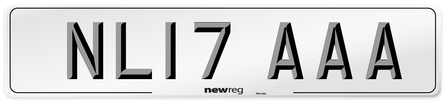 NL17 AAA Number Plate from New Reg